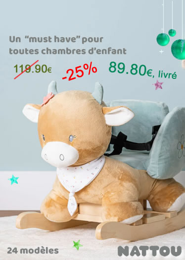  Nattou cheval à bascule