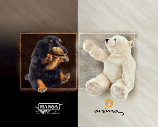 peluche réaliste anima