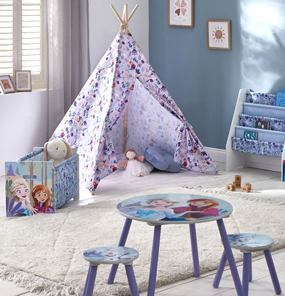Disney home collection exclusive mobileir lit chambre chevet rangement décoration marche pied